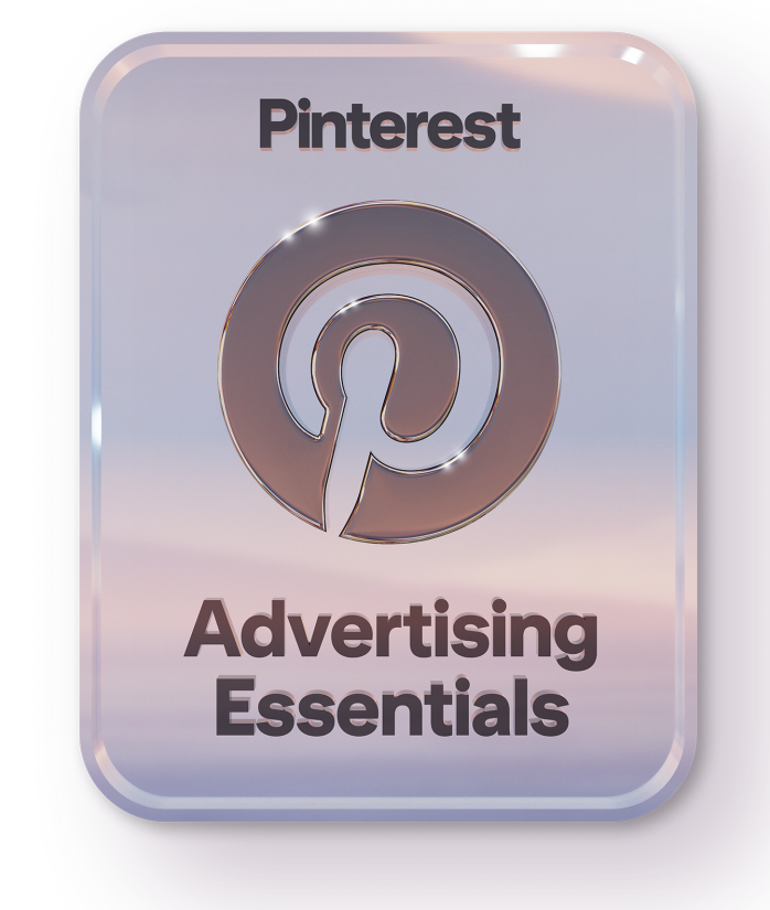 Pinterest Advertising Essentials Badge for Greg Lichtensteiner